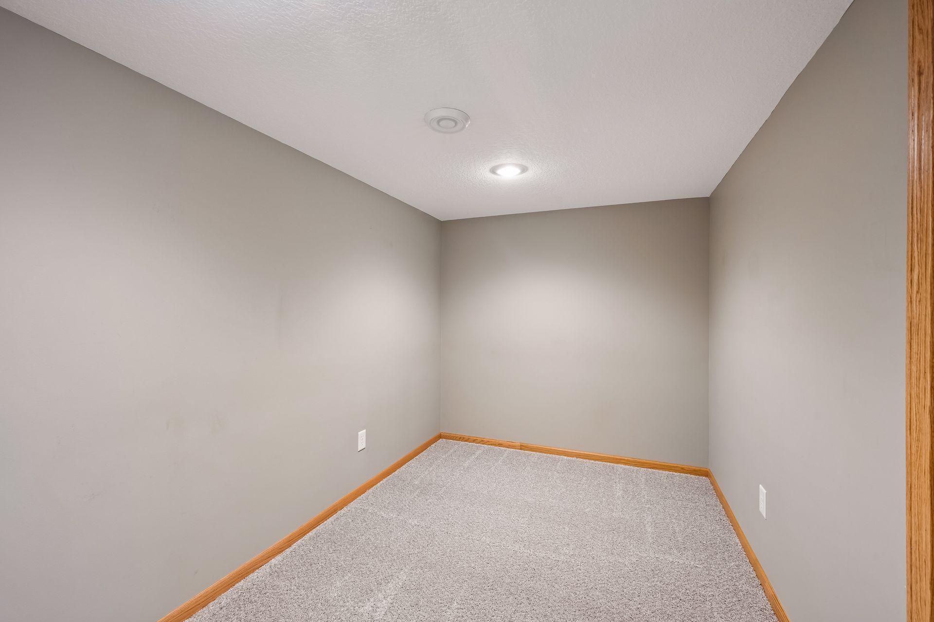 Lower level storage room