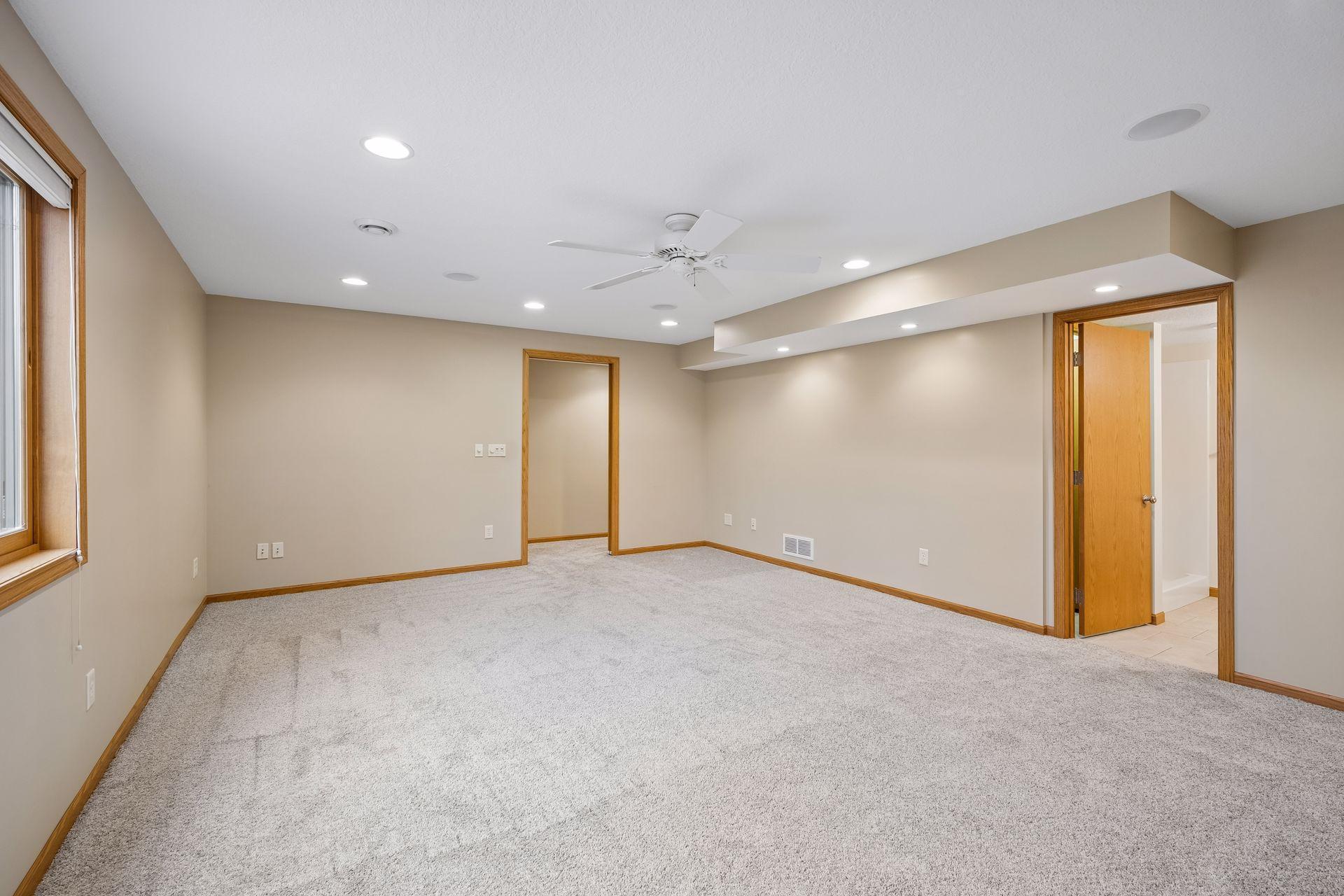 Lower level family room