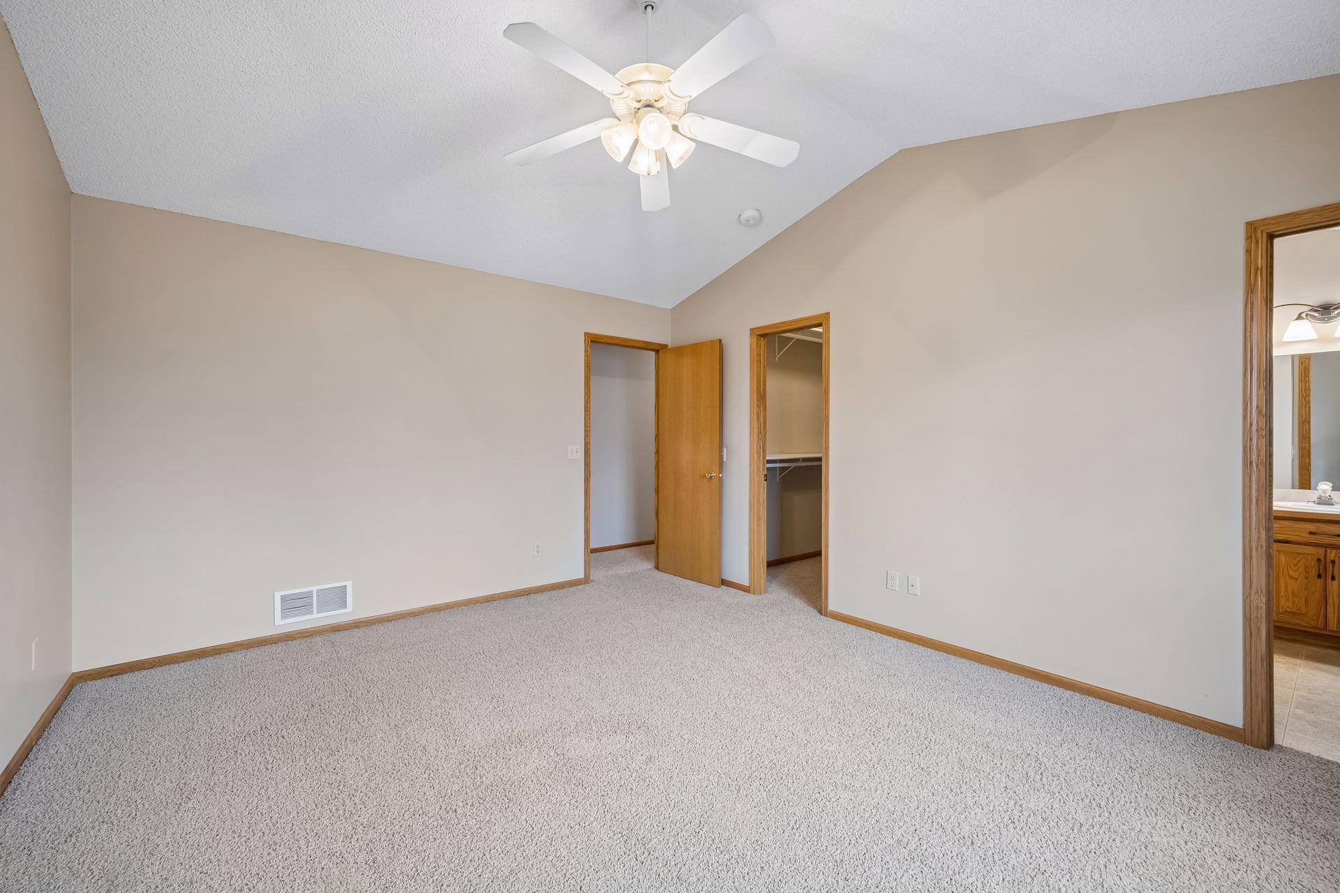 Upper level primary bedroom