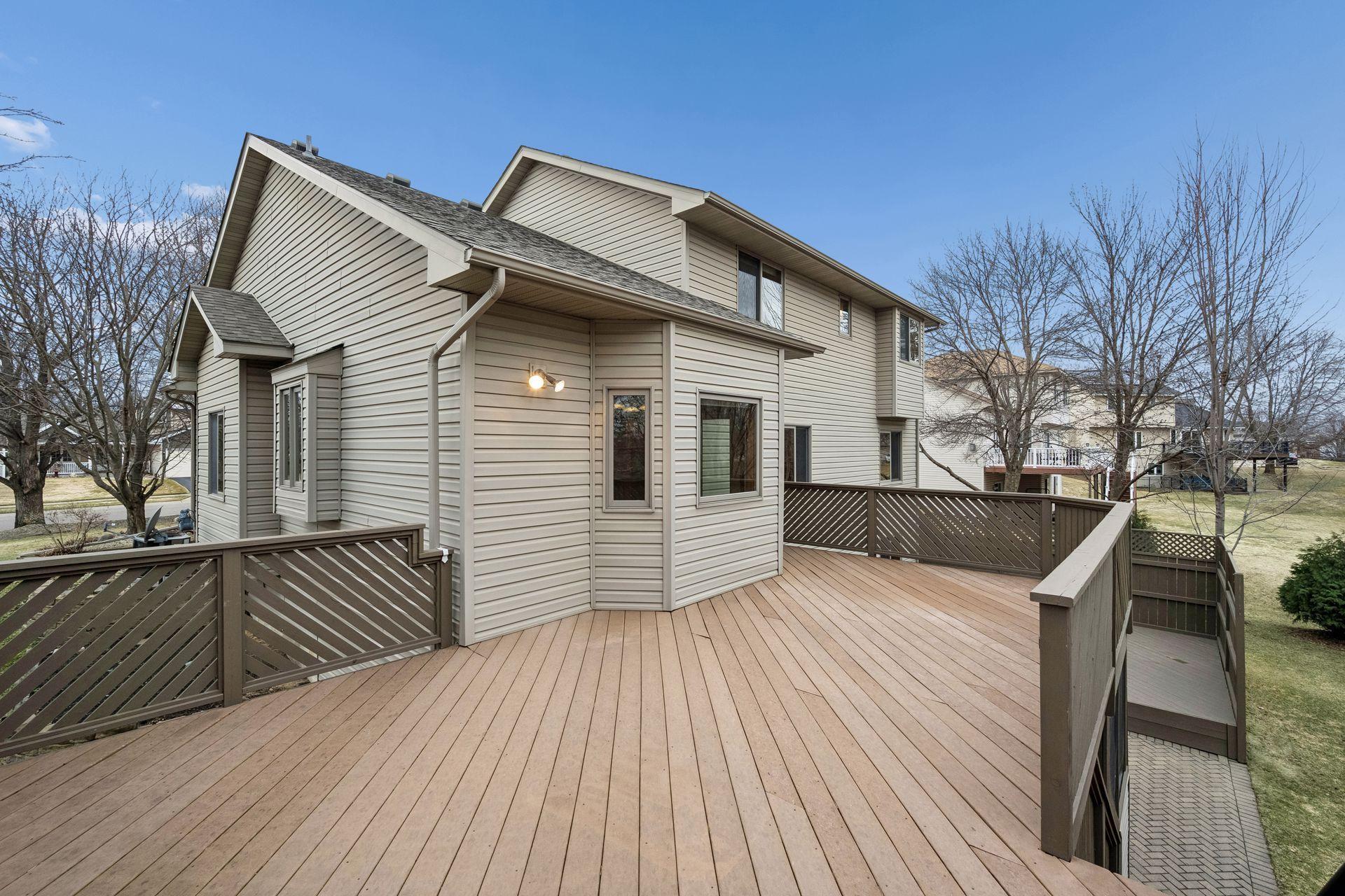 Deck off dining room