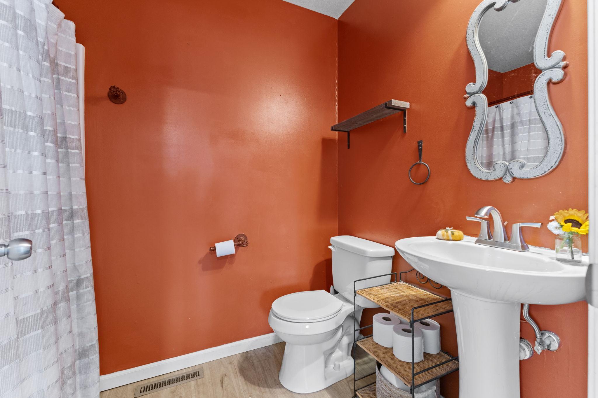 Conveniently located near your main level bedroom and all other living spaces making it ideal for guests and everyday use.