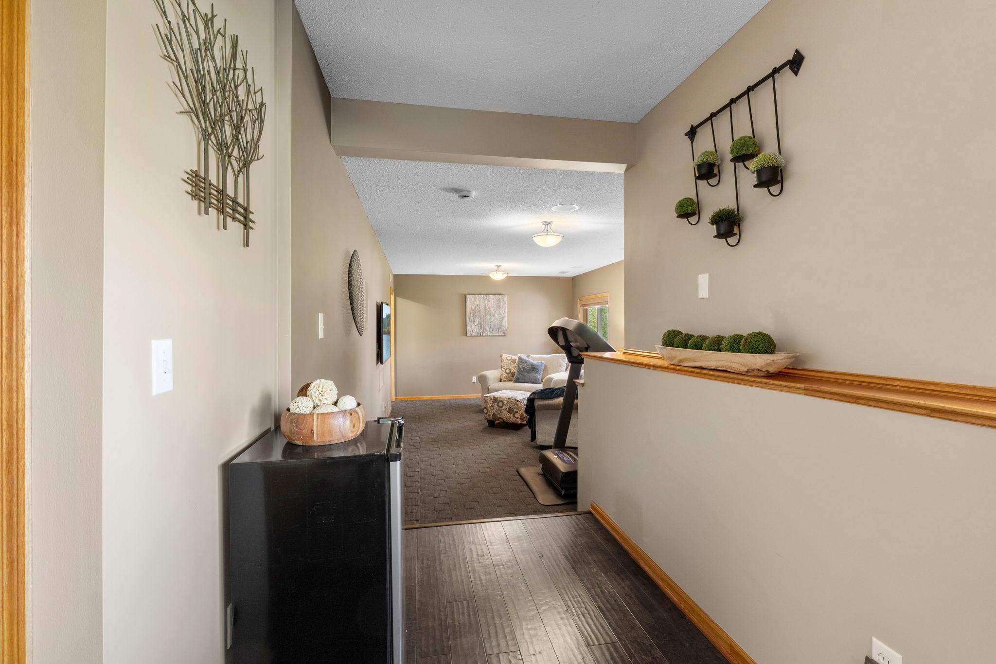 Entryway between Amusement/Game room and lower level Family Room, 20585 Georgia Ave Pl N