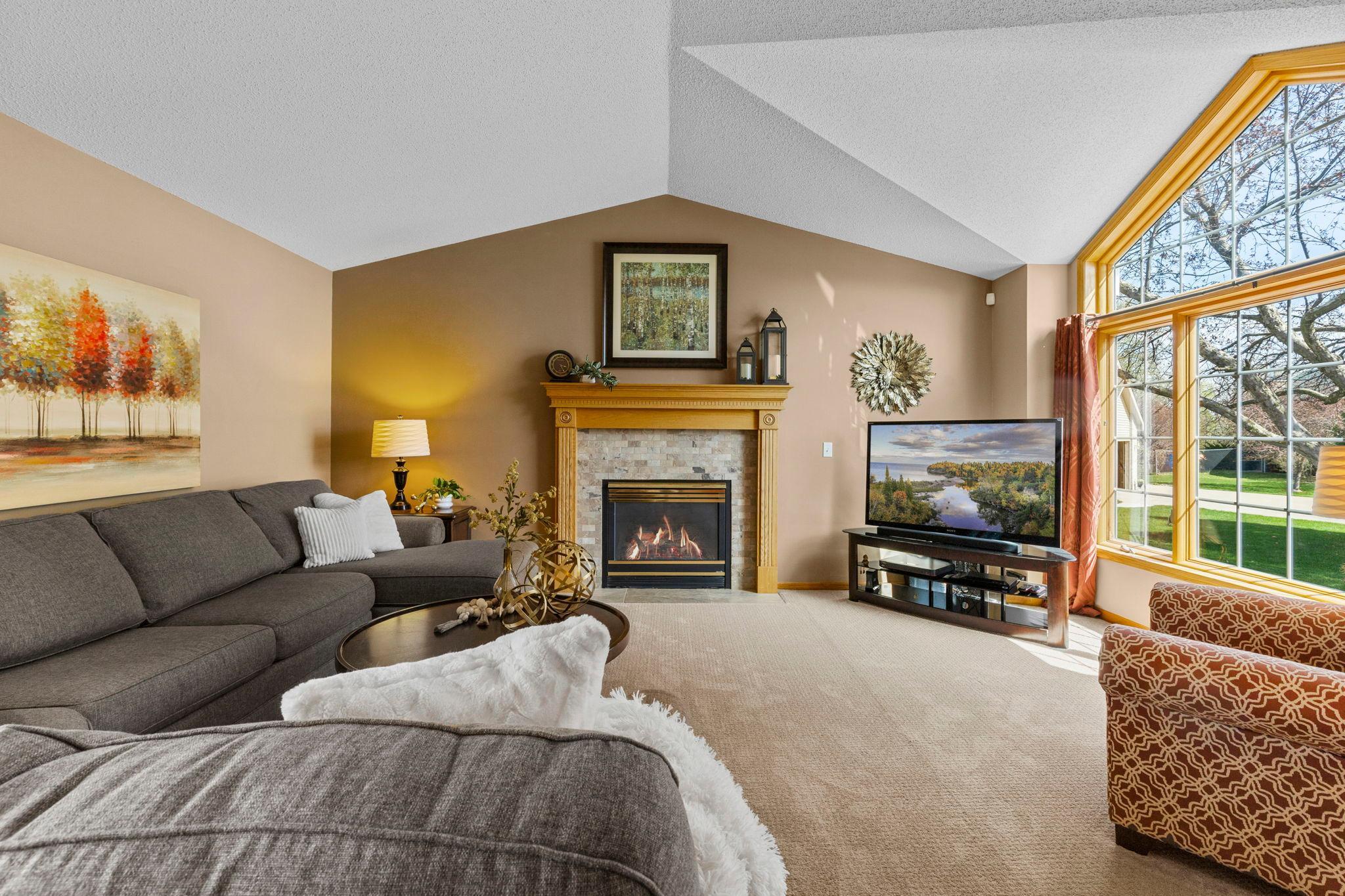 Living room as you walk into the front entryway, 20585 Georgia Pl N