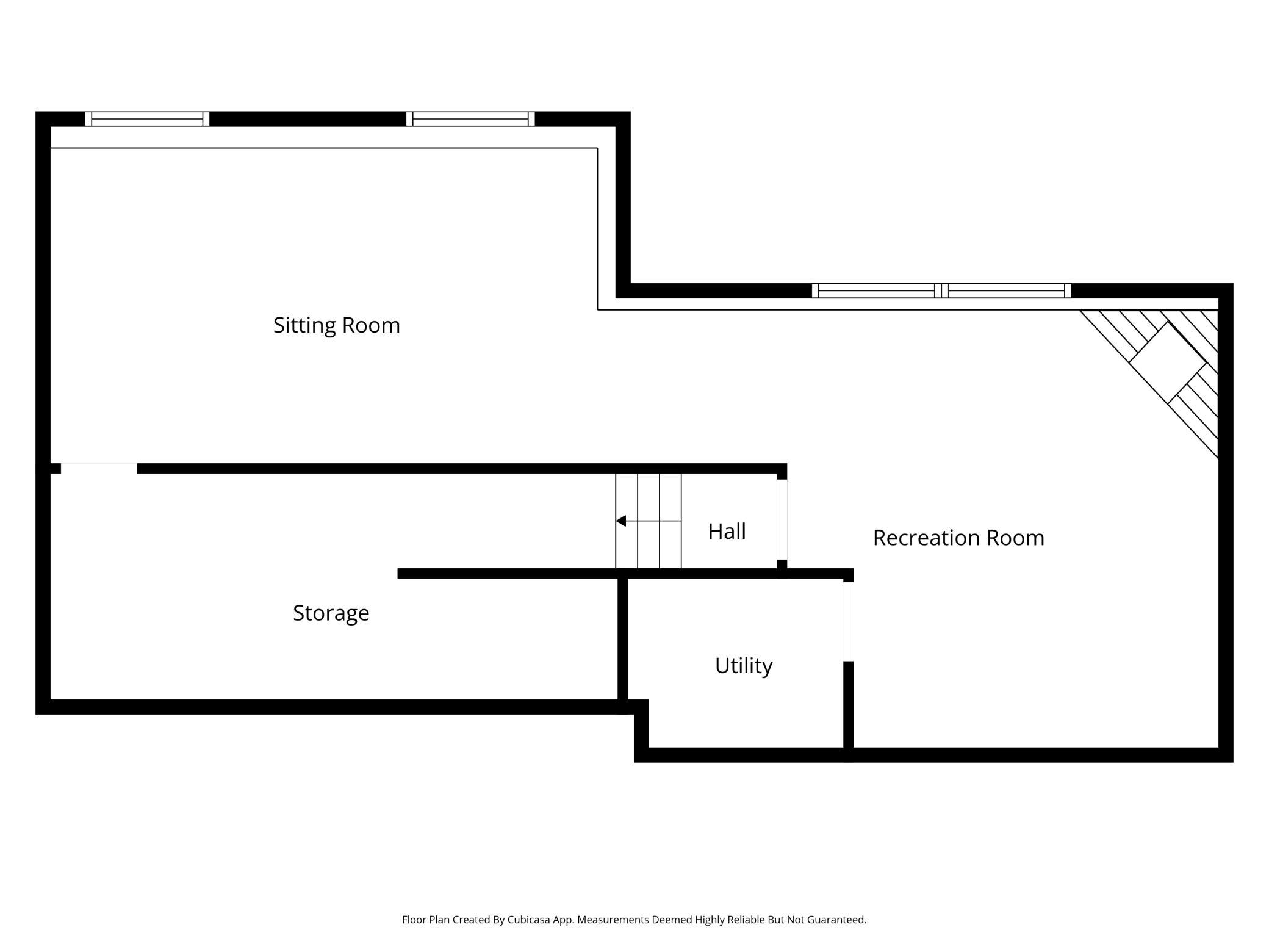Lower Level floorplan 20585 Georgia Ave Pl N