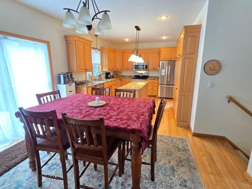 Informal dining and well kept kitchen with some newer appliances