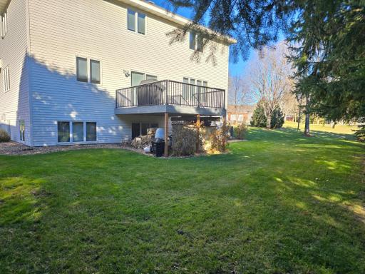 Good sized deck with room for storage underneath