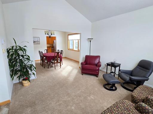 Main level rooms flow nicely throughout the home