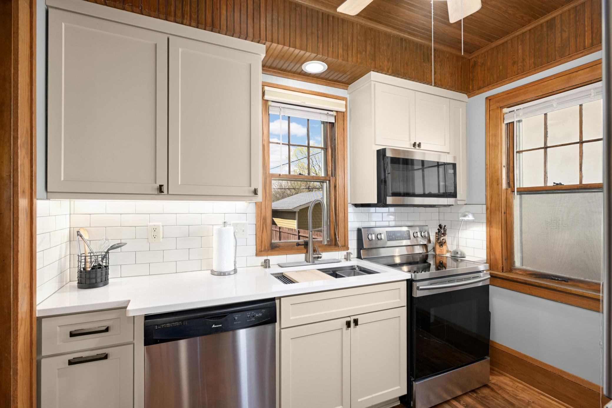 2021 remodeled kitchen, keeping in the style of the home