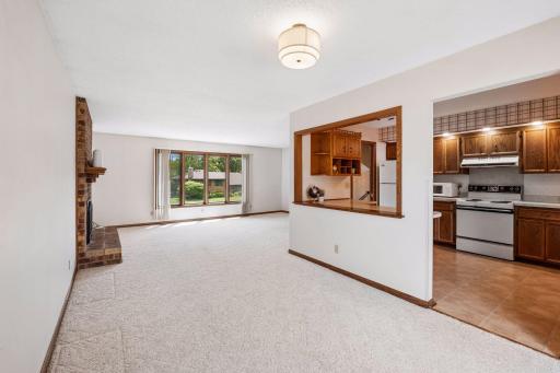 Here is the dining room towards the living room.