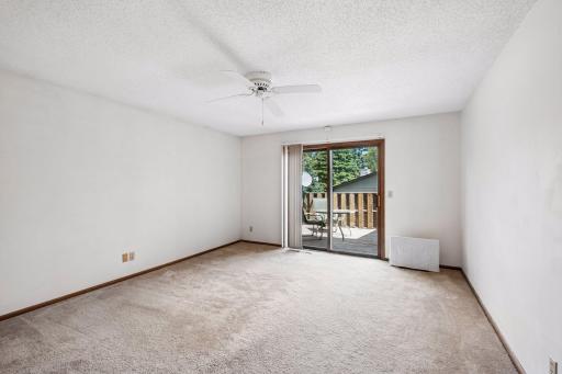 It is great to have deck access from your bedroom!