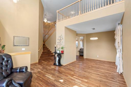 Expansive grand entry way! Soaring Ceilings and beaming natural light!