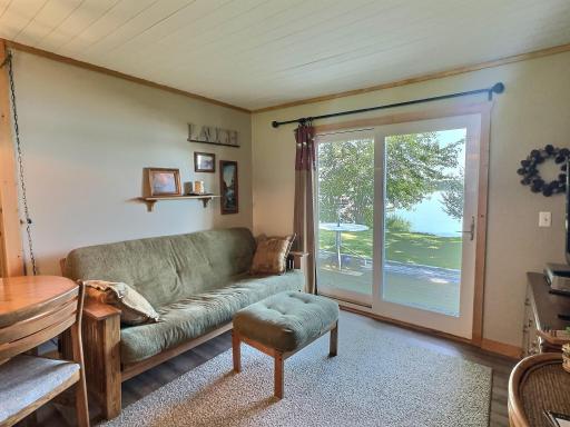 Light pours in through large windows, and the easy flow into the living area makes this a great spot for gathering.