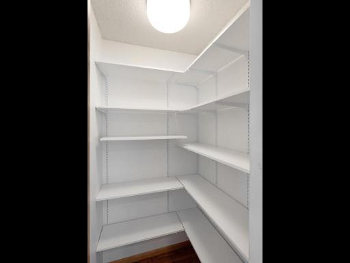 This Kitchen pantry makes it easy to be organized. The kitchen is also equipped with pantry cabinets.