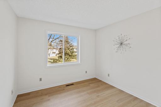 Second bedroom for family or office space.