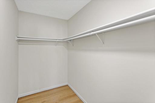 Private walk in closet on the primary bedroom.