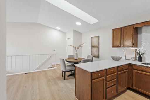 Natural light in abundance in this space.