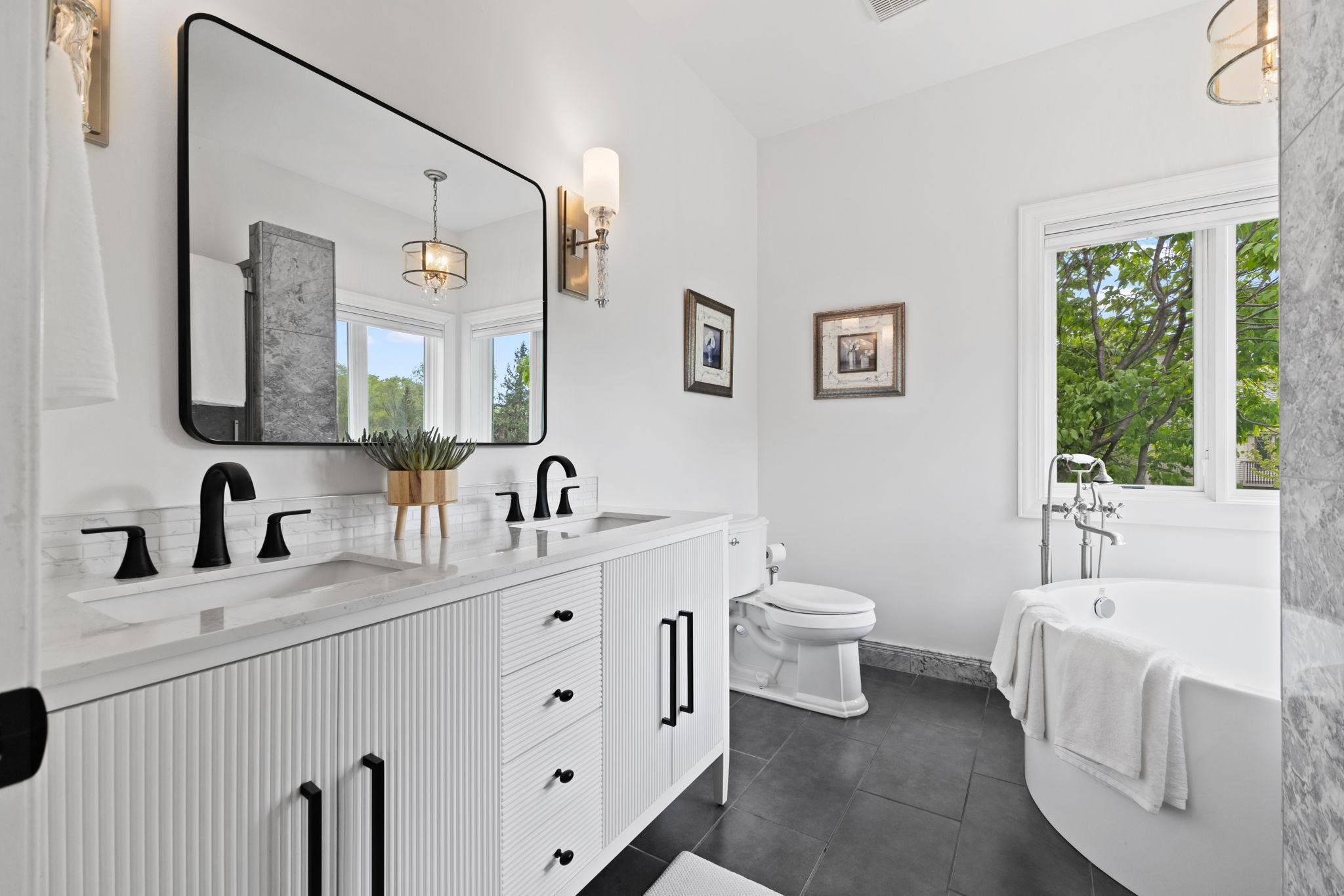 Another exceptional space! This ensuite has been updated for your convenience.