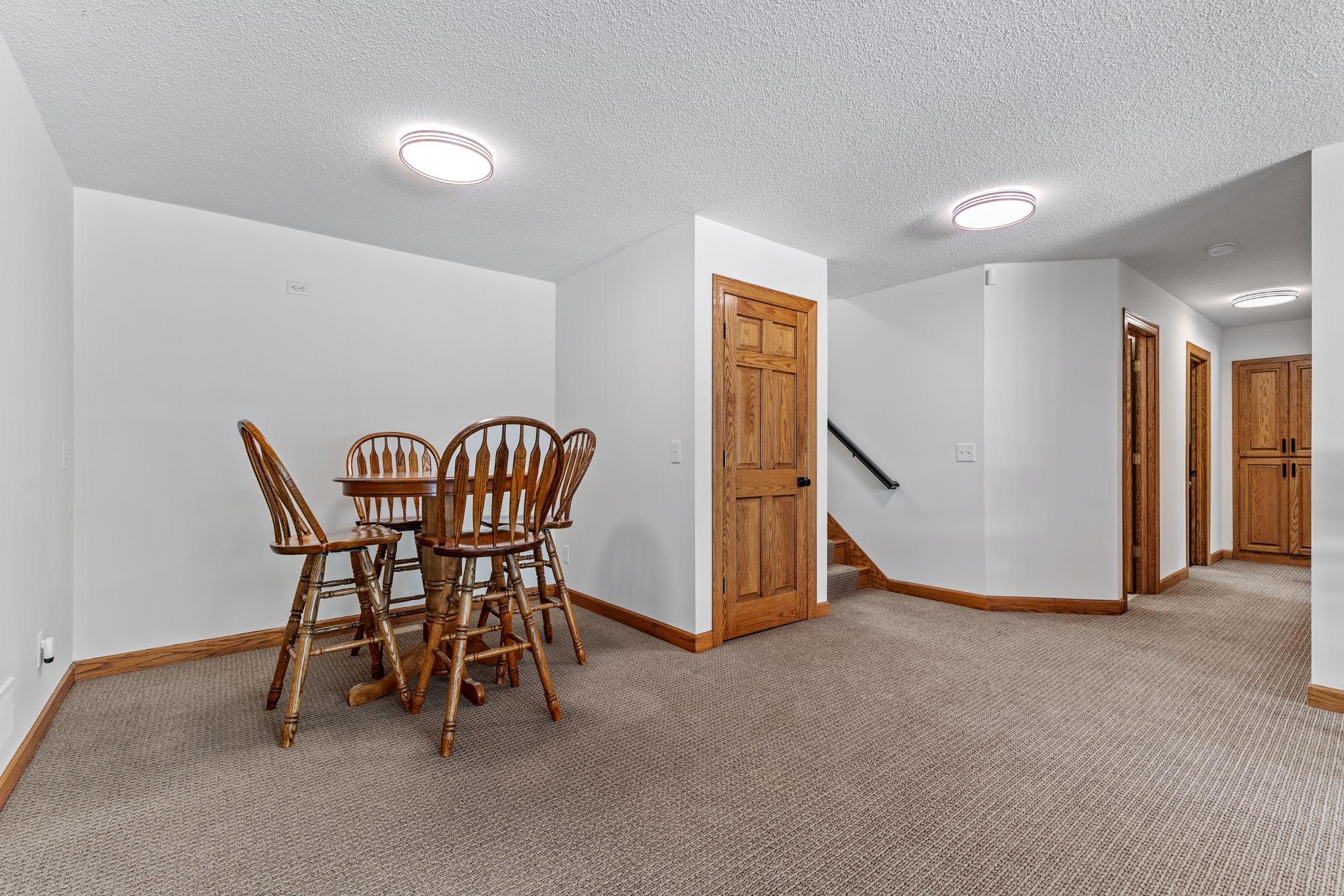 Ample storage space gives you plenty of room to stay organized and keep seasonal items and extras tucked away.