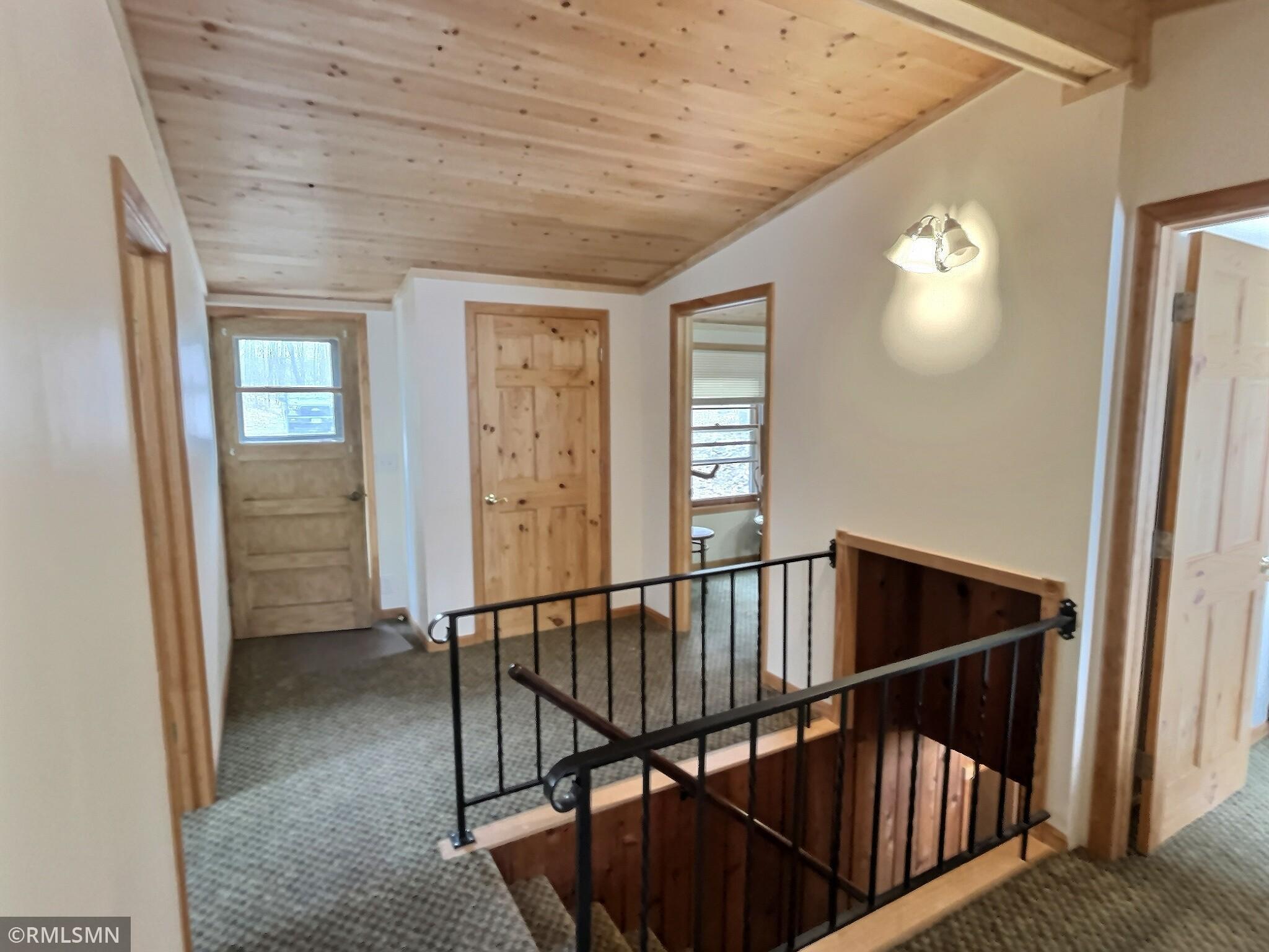 The upper level entry provide easy access to the four bedrooms on this level.