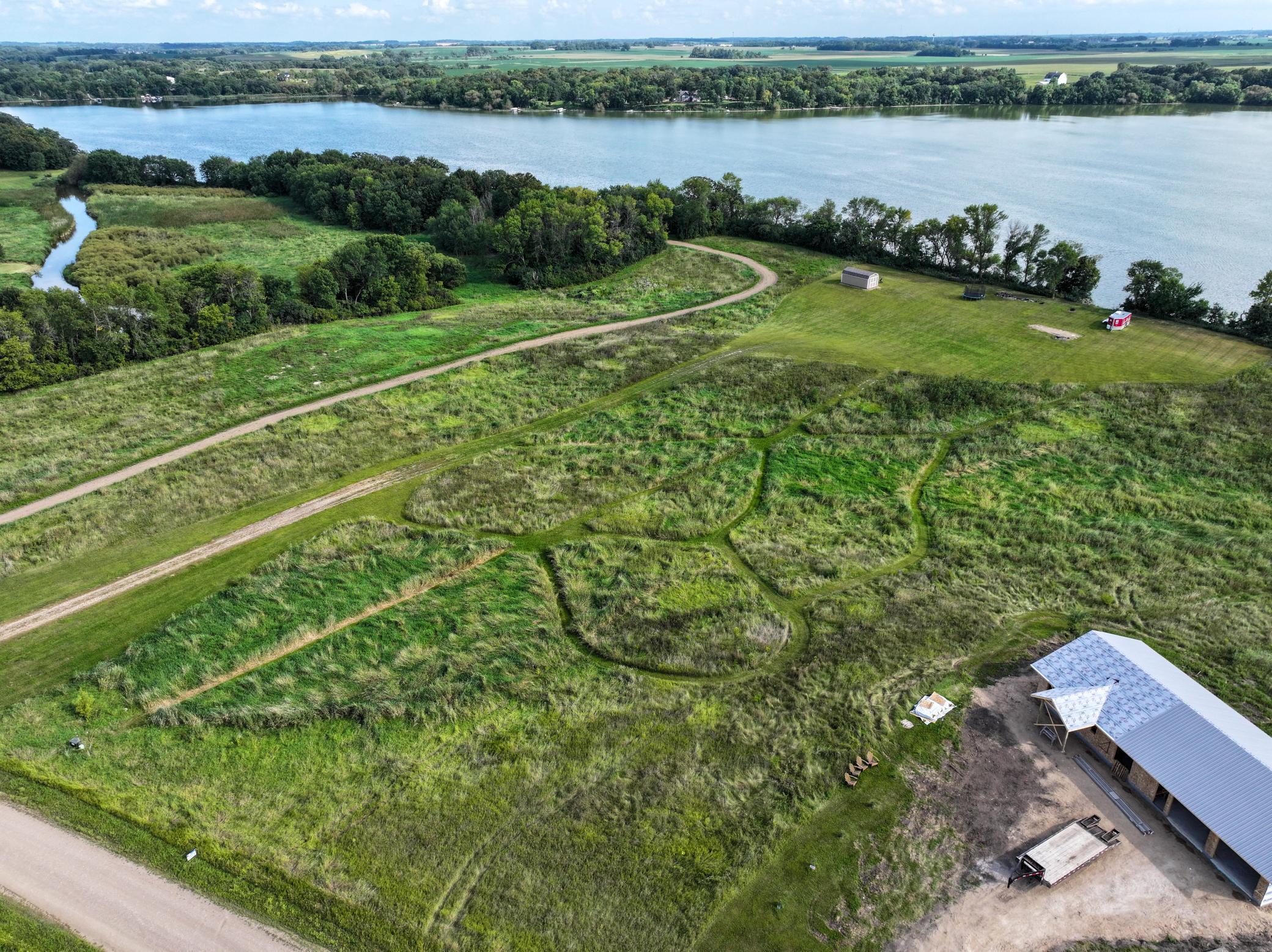 Sunshine, blue water...