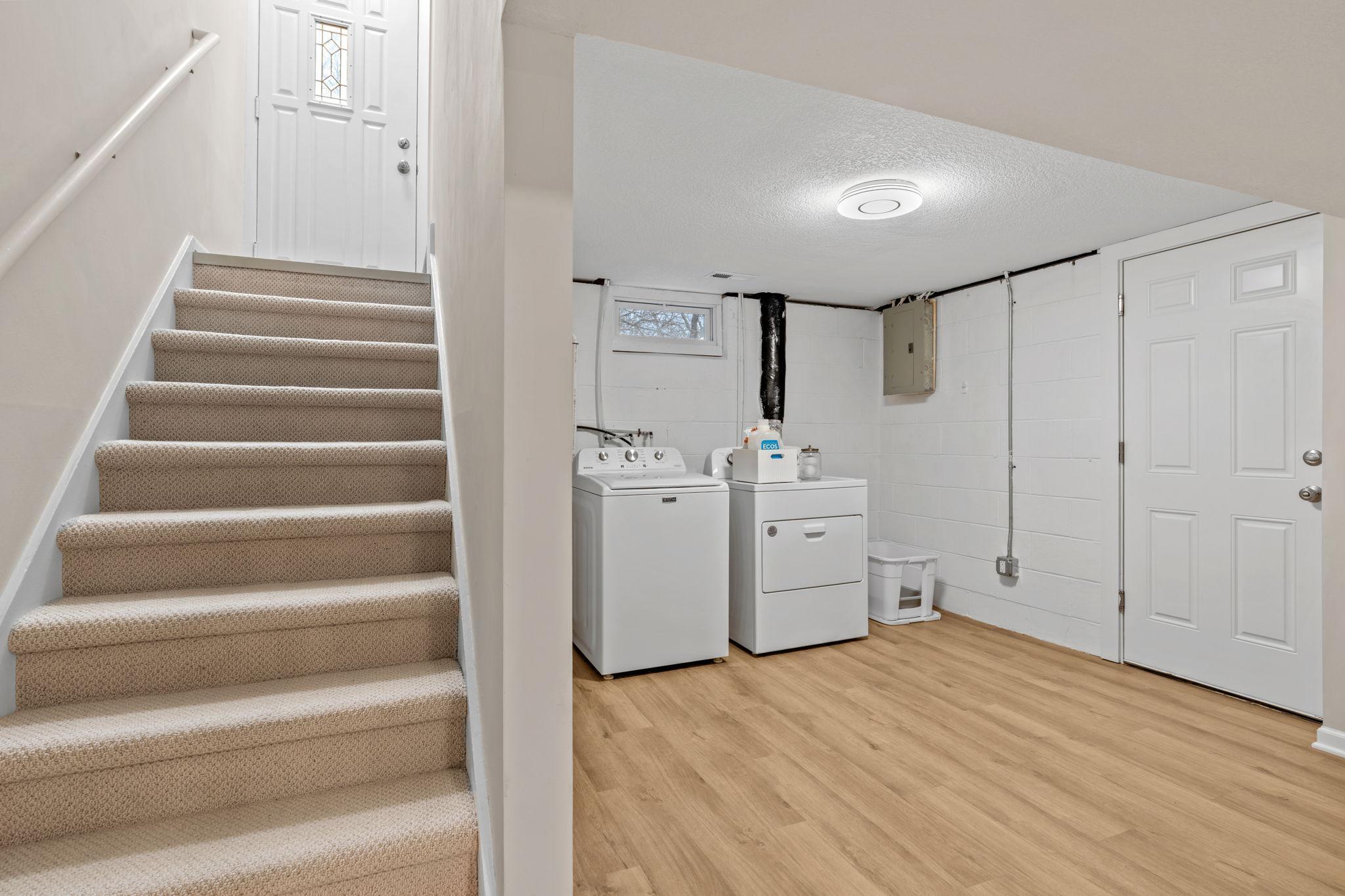 Finished Laundry Room Area