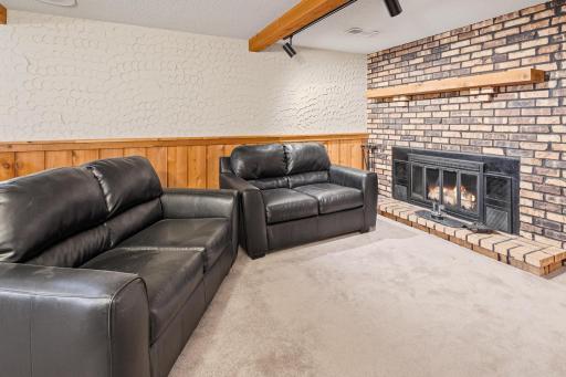 Lower level family room.