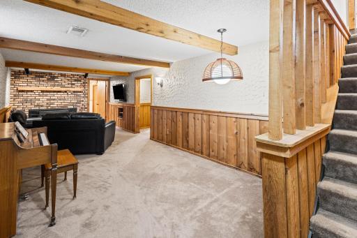 Lower level dinette area.