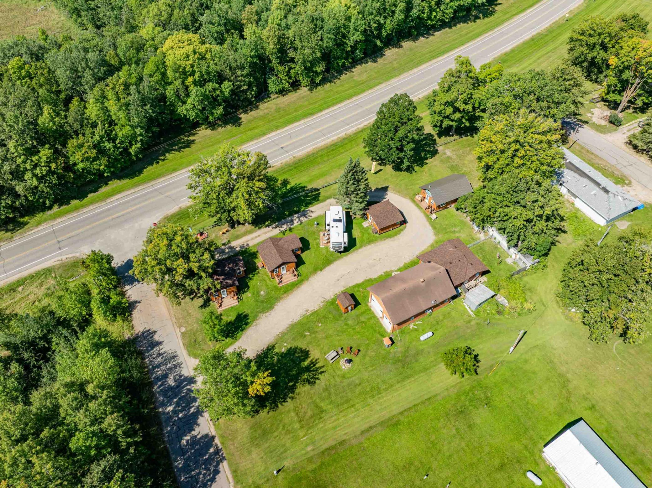 Cabins, house, bait & gift shop
