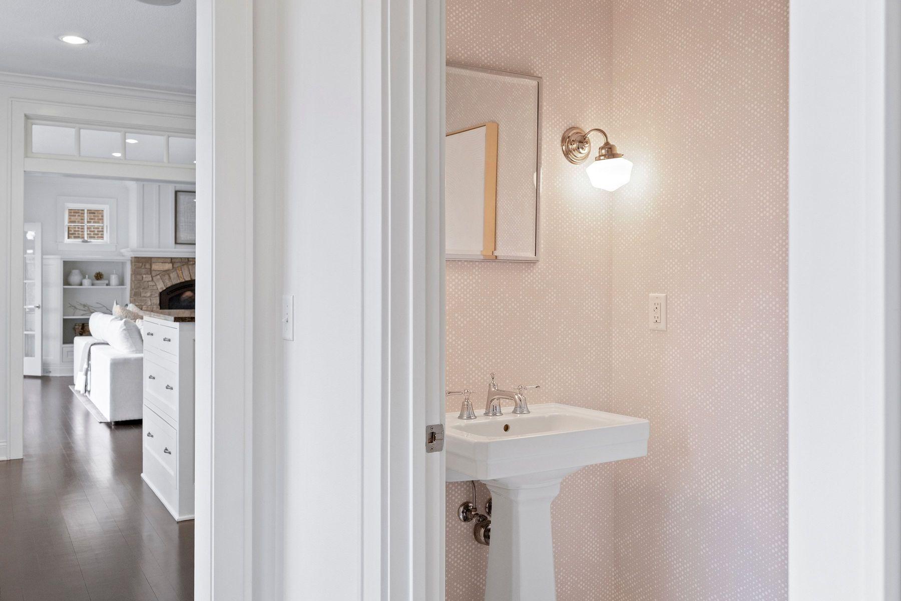 Main floor powder room