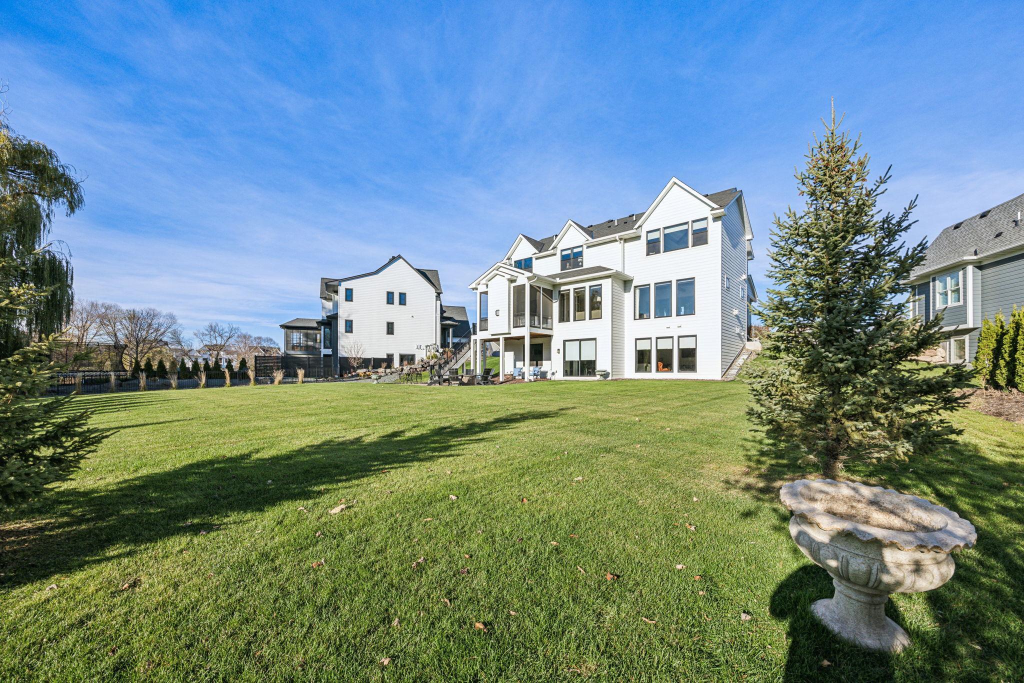 Private backyard you'll love.