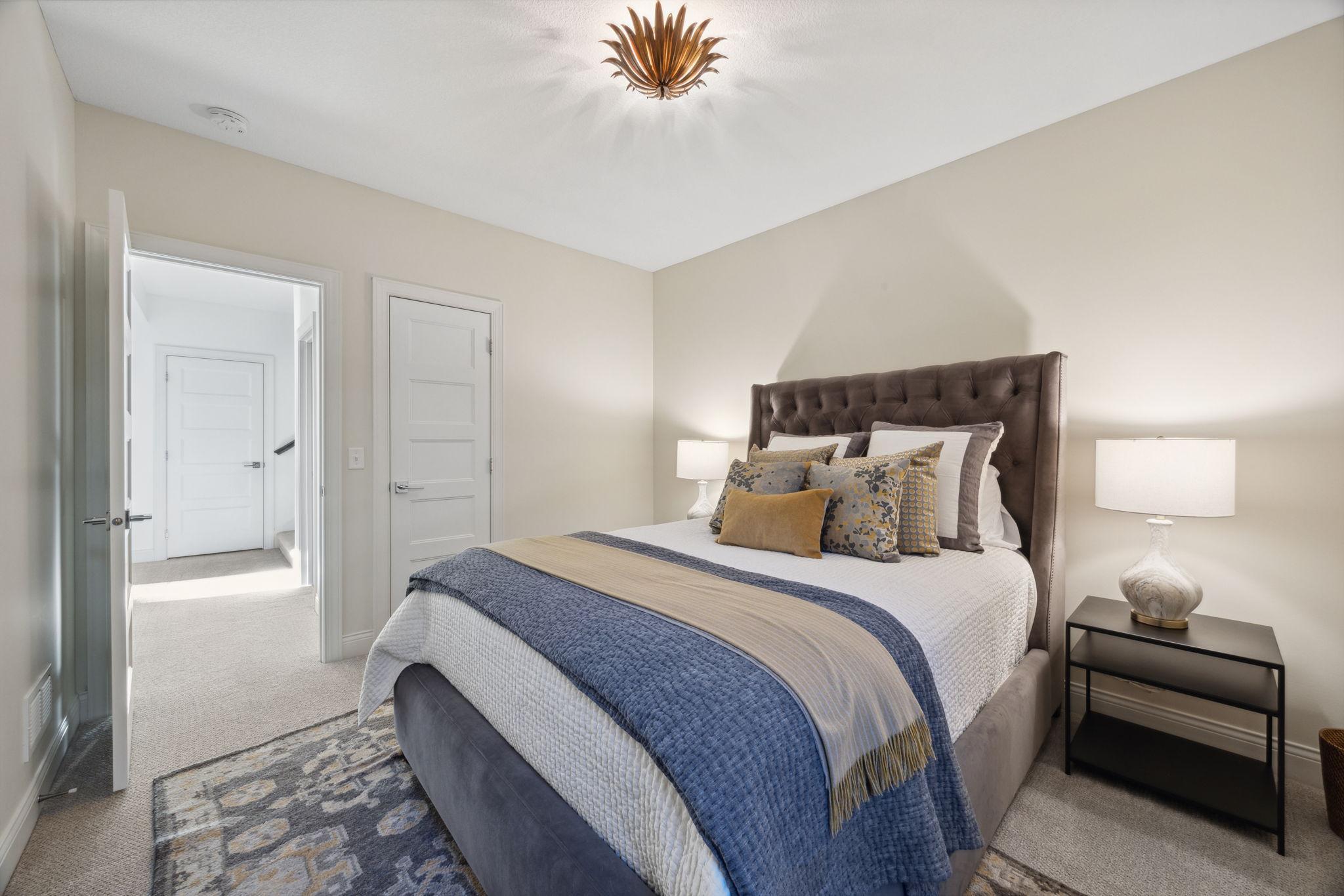 Lower level guest bedroom.