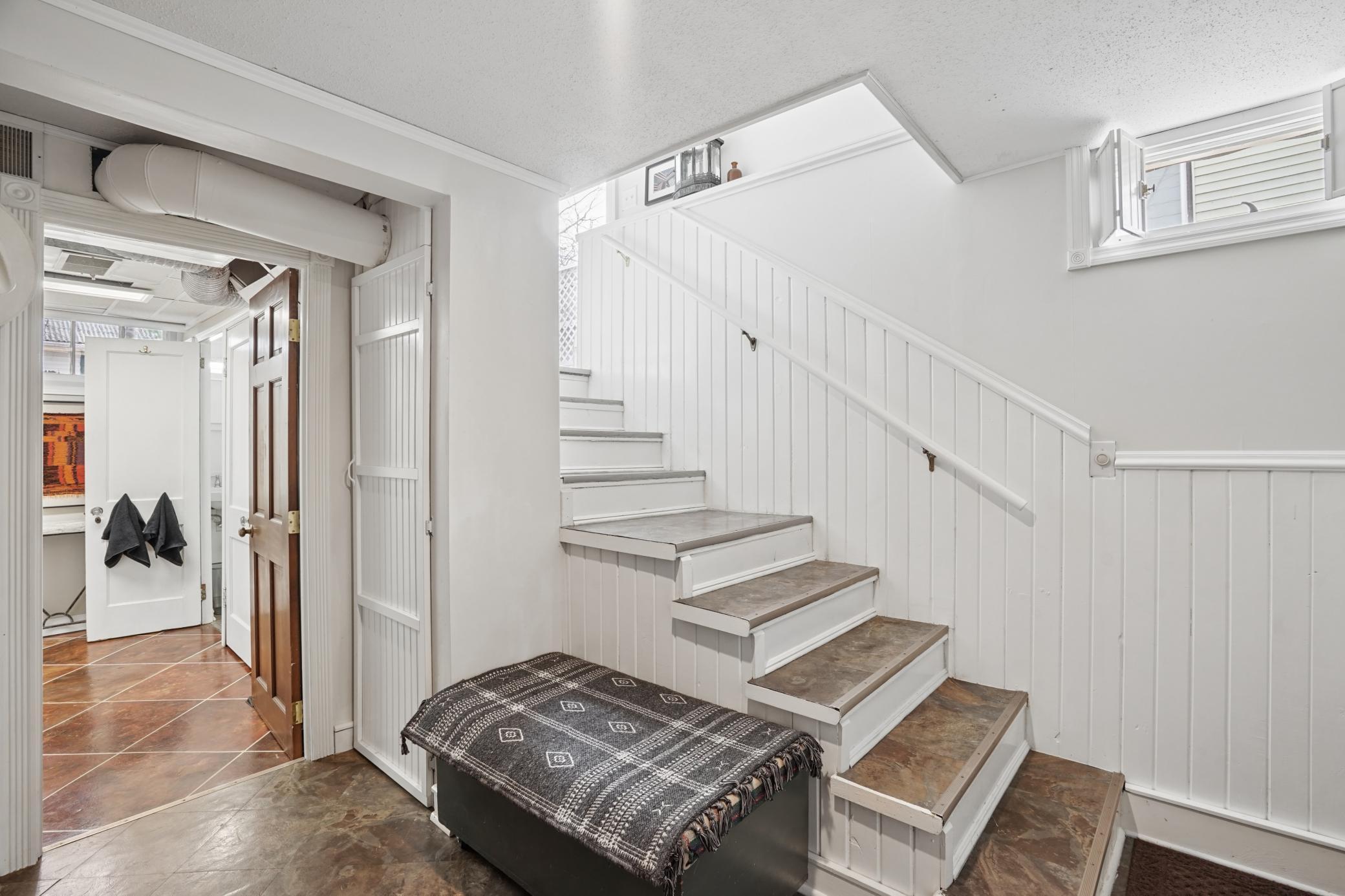 Stairway to basement