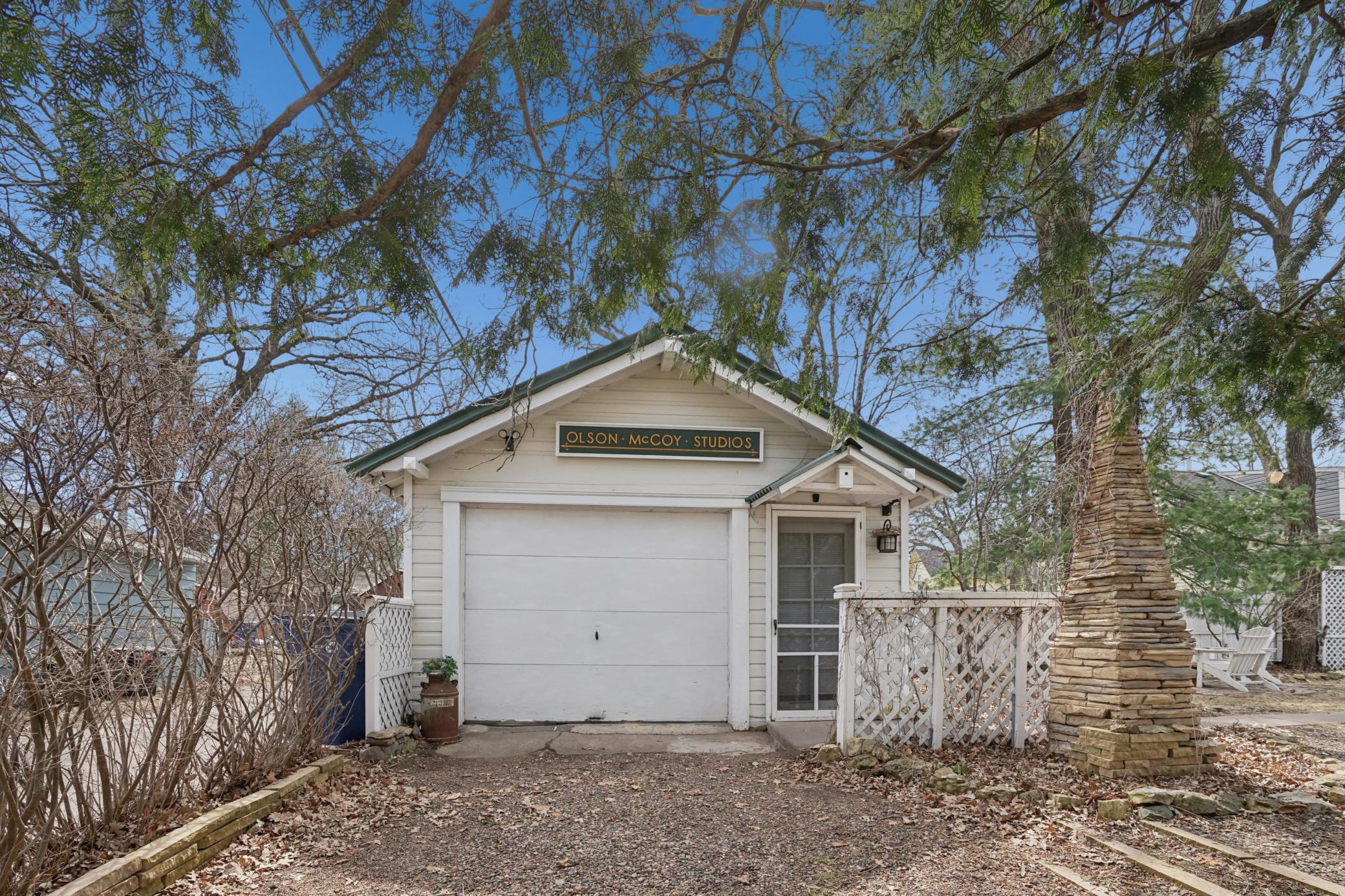 single garage with storage