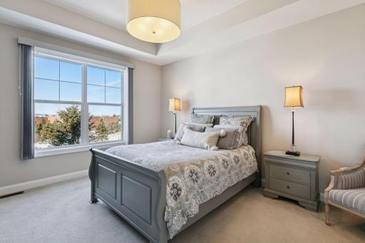 Primary bedroom on the main level. Beautiful sunlight and space to decorate your room however your want.