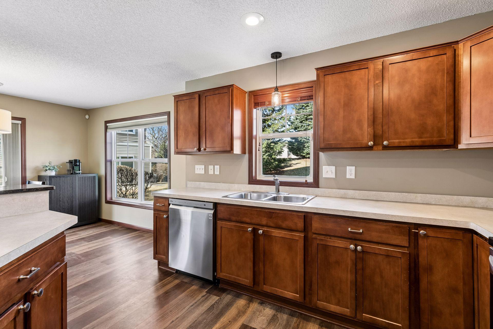 Ample counter space for meal prep and hosting