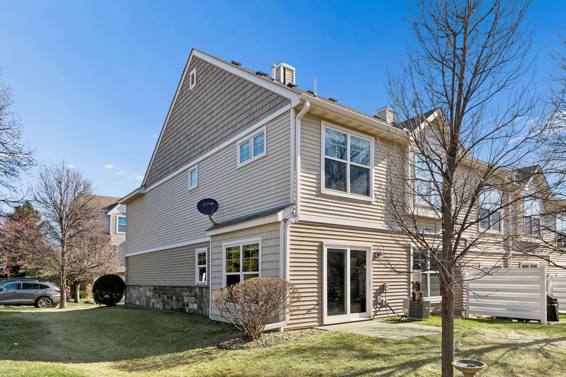 Patio space for relaxing or grilling