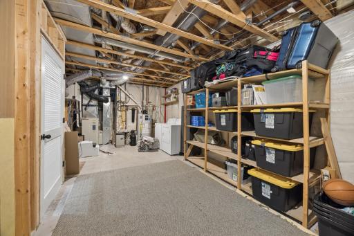 While you have ample storage, you also have an additional washer and dryer if needed! Water heater has been replaced in recent years. Also, a reverse osmosis system is installed for water quality.