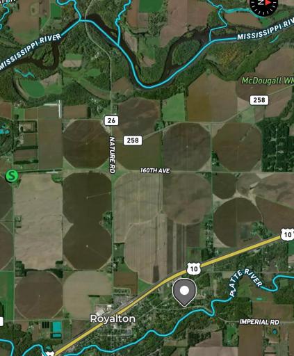 The Mississippi River is close, too!