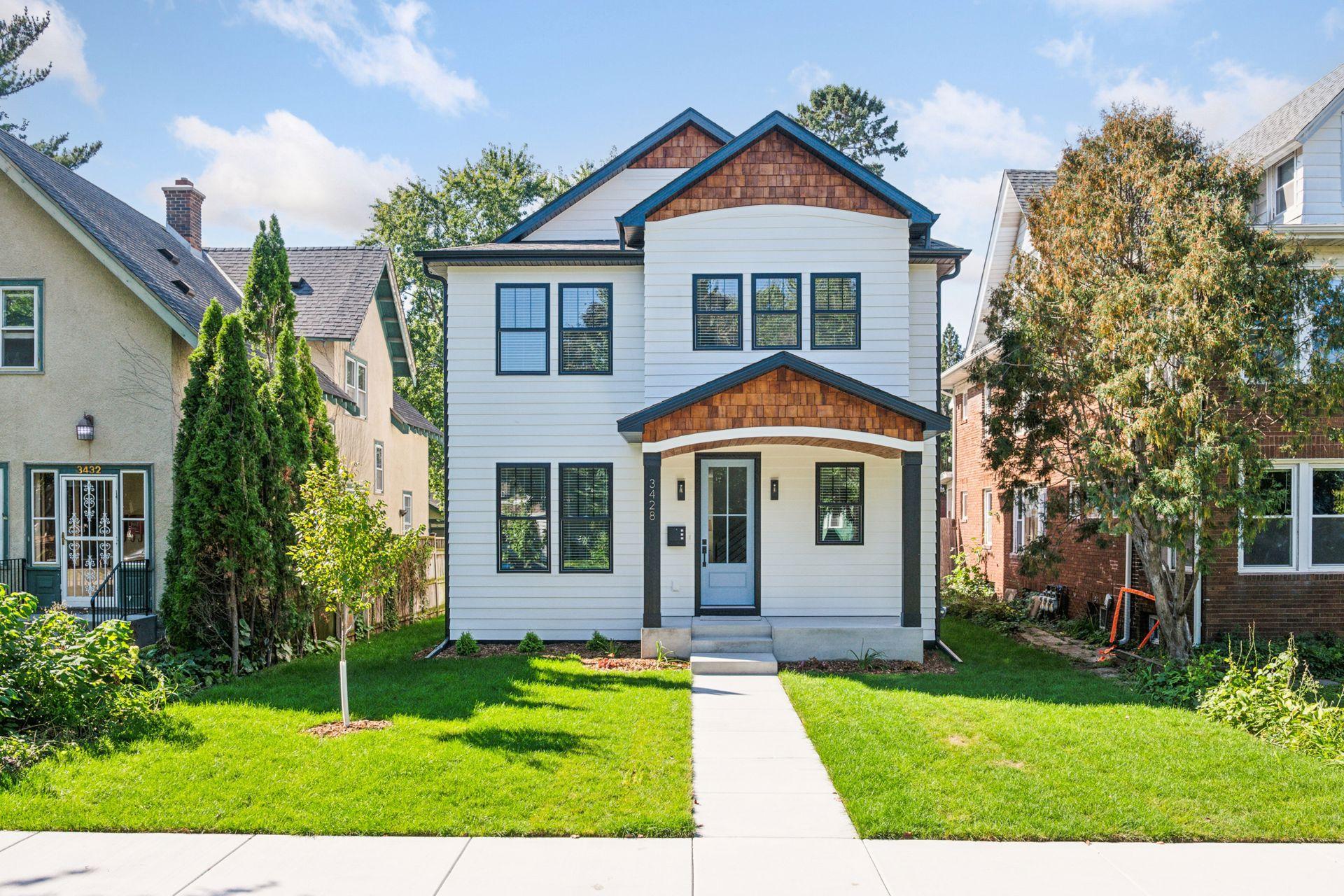 MODEL HOME IMAGE - One of many options for exterior finishes