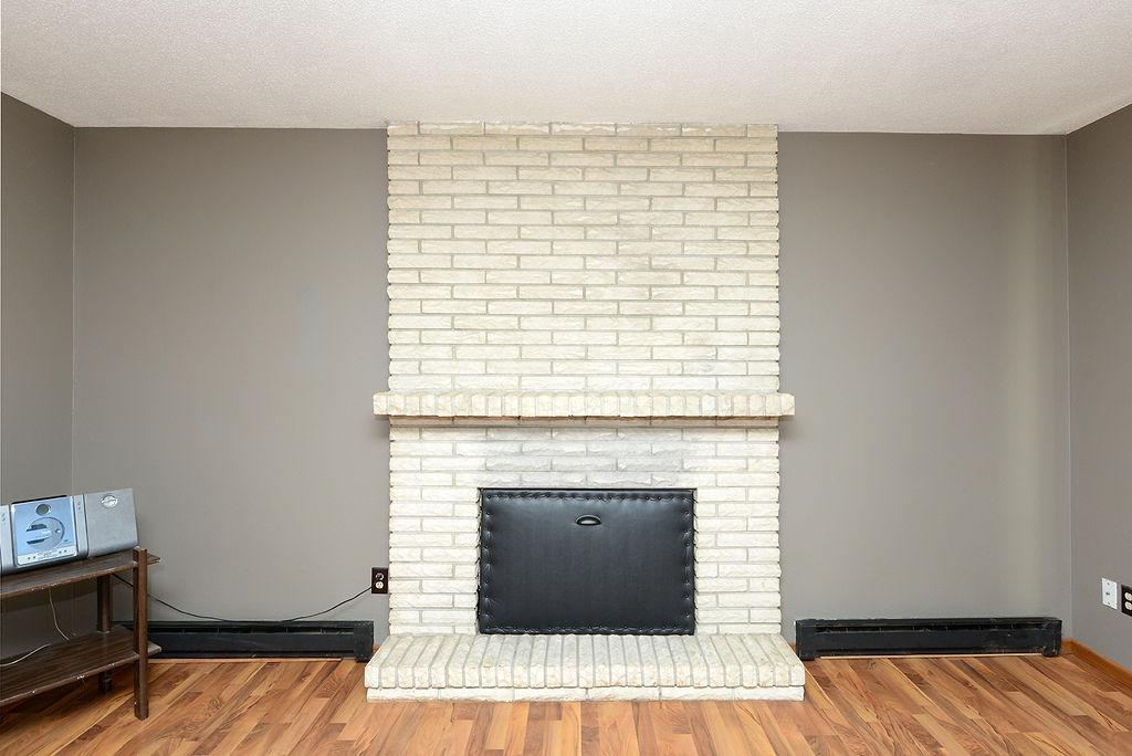Beautiful Wood Burning Fireplace