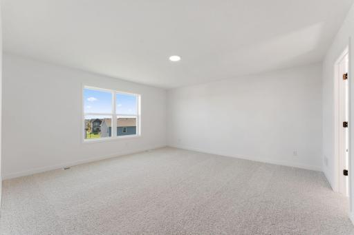 (Photo of an inventory home, actual homes finishes will vary) Find your retreat in the stunning primary bedroom!