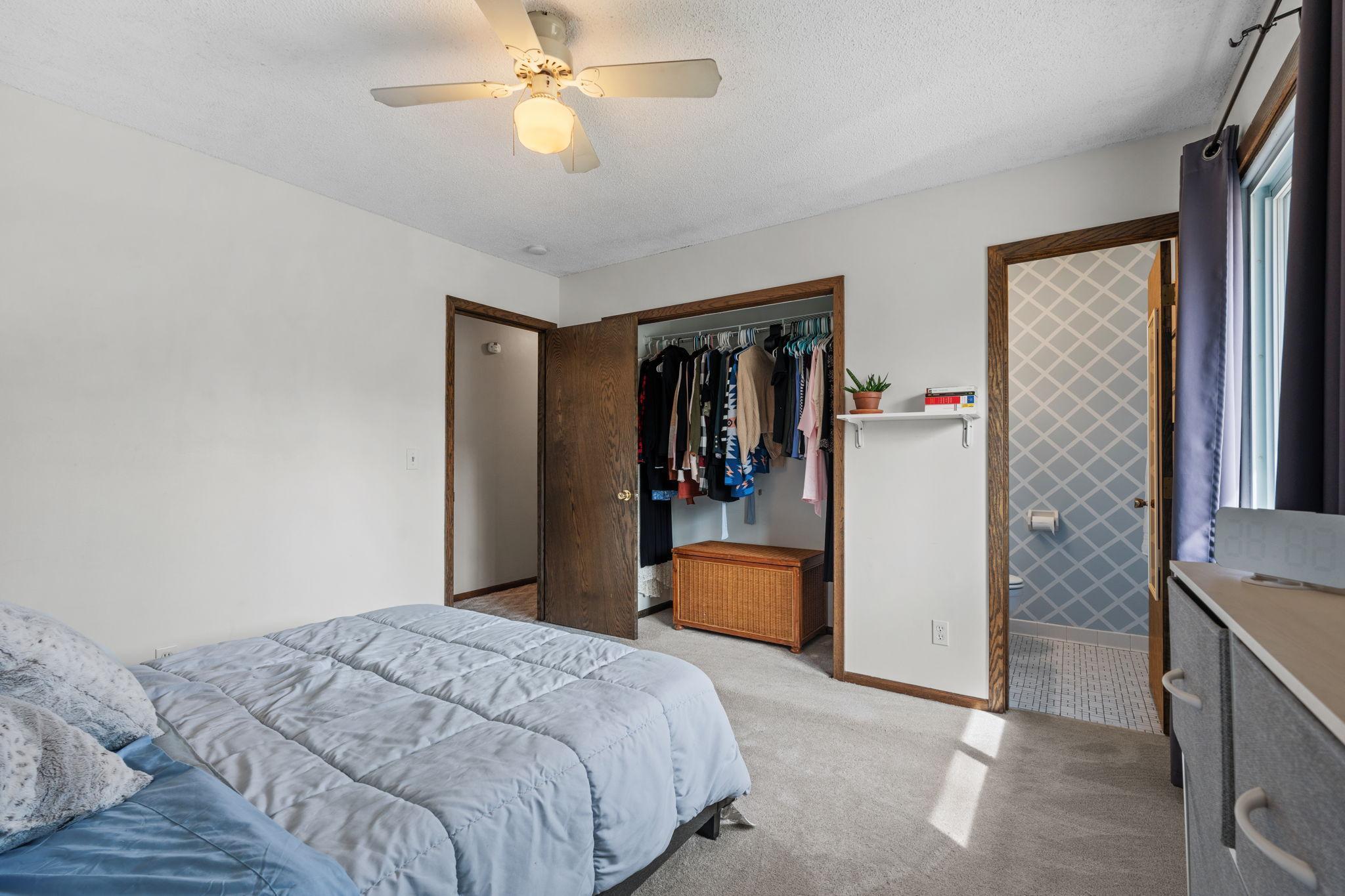Bathroom at your convenience in the primary bedroom