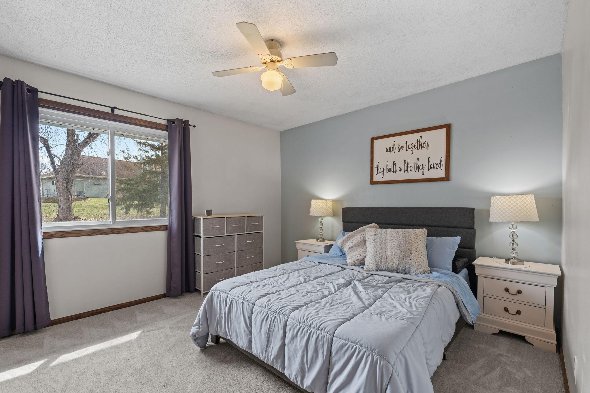 Main level primary bedroom