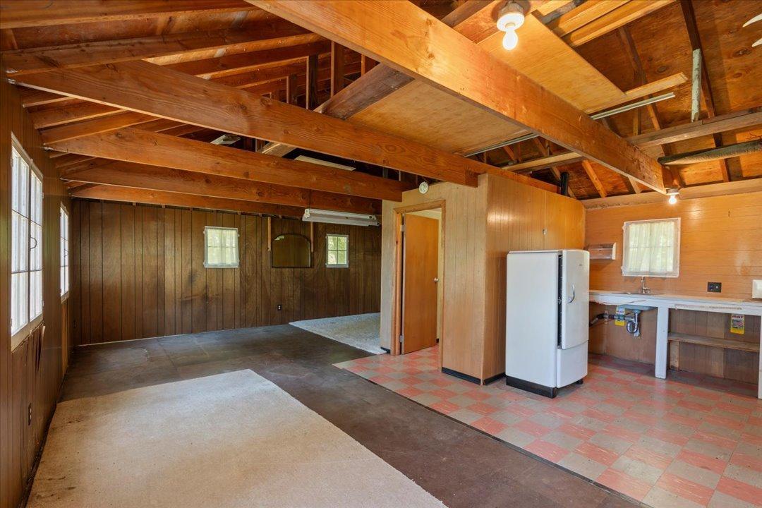 Another open concept is awaiting your finishing touches and design above the 1-stall garage!