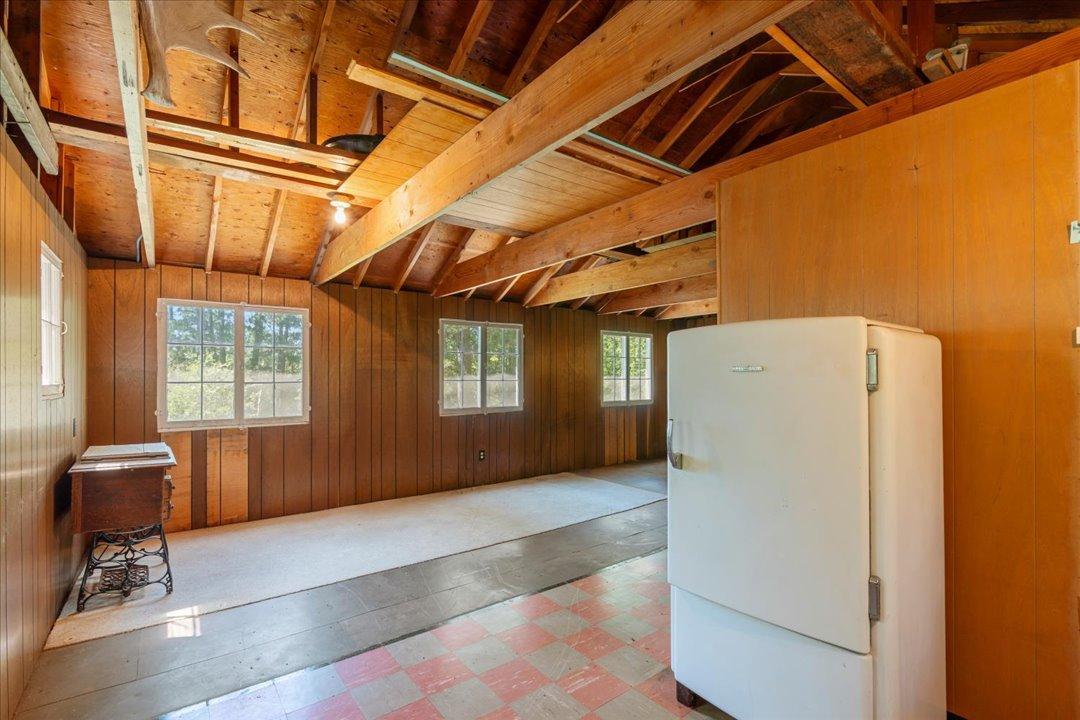 Another open concept is awaiting your finishing touches and design above the 1-stall garage!