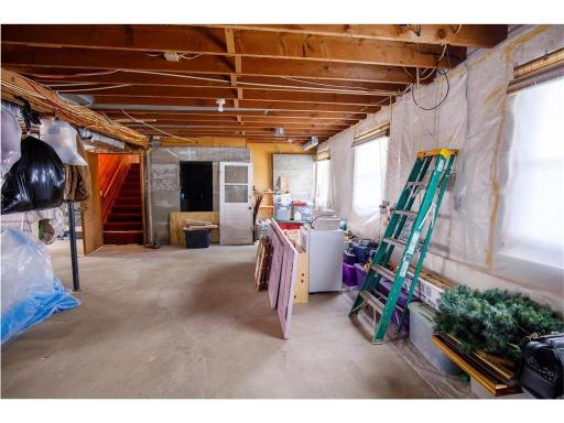 Unfinished Walk Out Basement