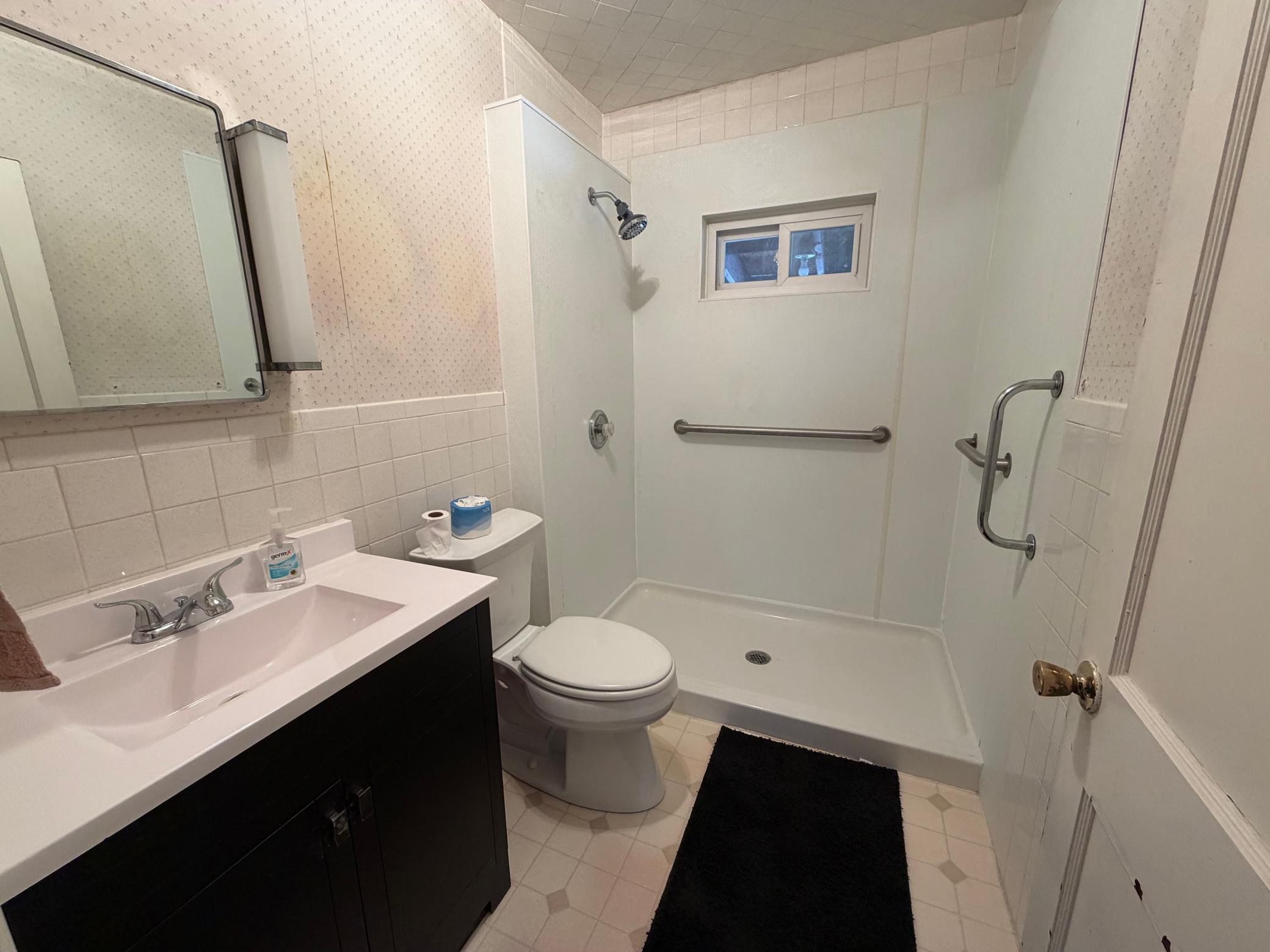 Newer low step shower