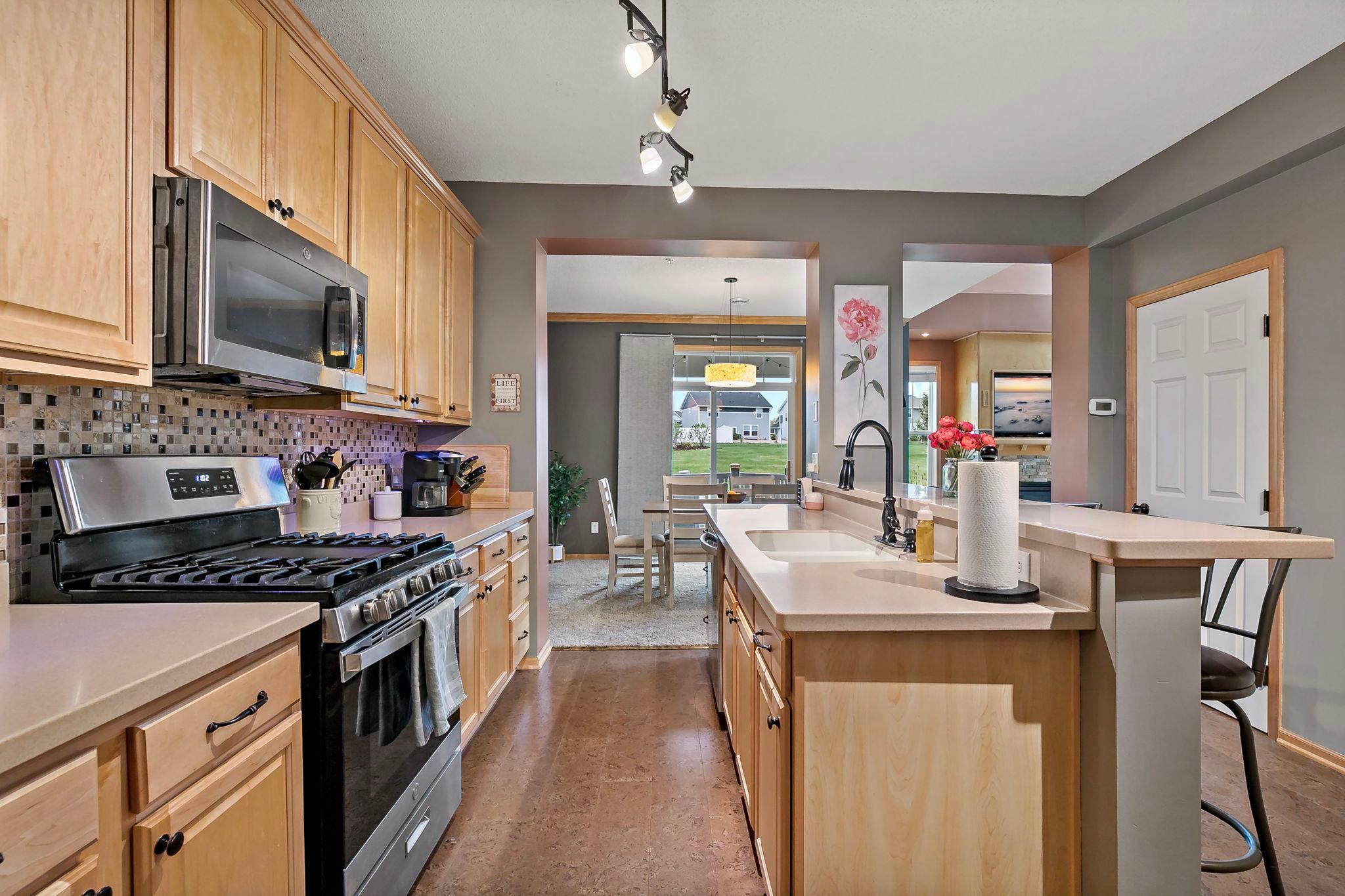 Kitchen - storage closet on the right