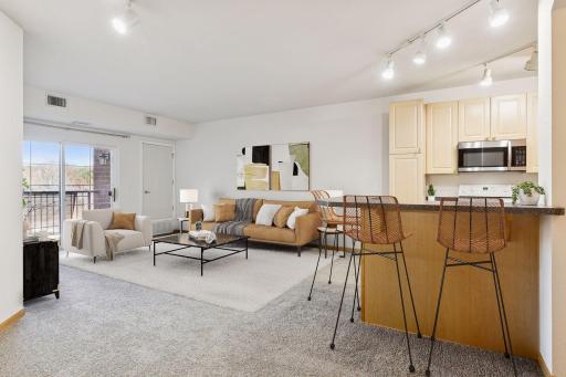 1800 Graham Ave #325 - A cozy two bedroom that is move-in ready! (Digitally staged main living spaces)