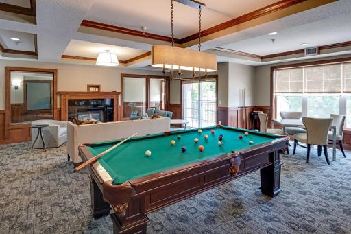Have fun in this community room space with your neighbors or host a party here.